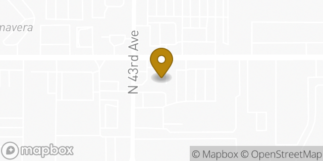 Map showing the location of Amazon Locker - Baton in Phoenix, AZ 85009