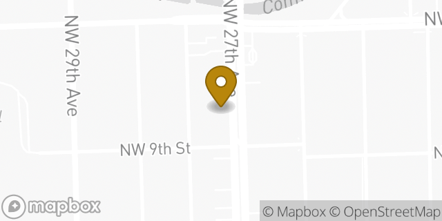 Map showing the location of Amazon Locker - Promise in Miami, FL 33125