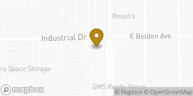Map showing the location of Starbucks in Elmhurst, IL 60126