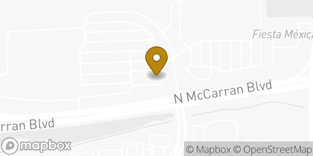 Map showing the location of Starbucks in Reno, NV 89512