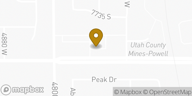 Map showing the location of AutoZone in West Jordan, UT 84088
