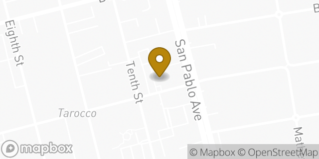 Map showing the location of Bank of America in Berkeley, CA 94702