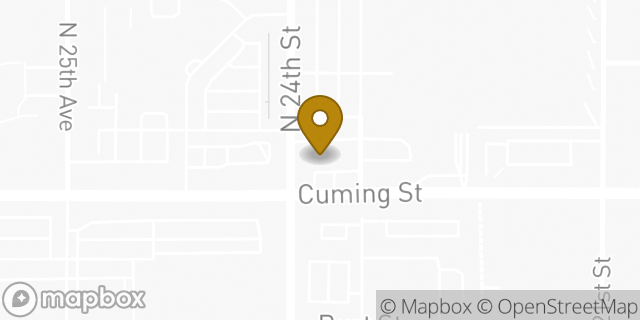 Map showing the location of Subway in Omaha, NE 68102