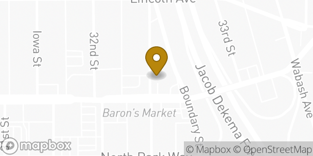 Map showing the location of Amazon Locker - Statistic in San Diego, CA 92104