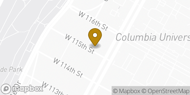 Map showing the location of The UPS Store in New York, NY 10025