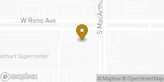 Map showing the location of Amazon Locker - Saltamontes in Oklahoma City, OK 73127