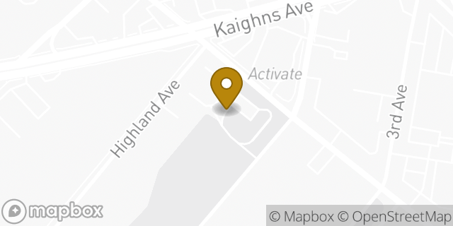 Map showing the location of AutoZone in Cherry Hill, NJ 08002