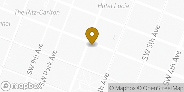 Map showing the location of Sunglass Hut in Portland, OR 97205