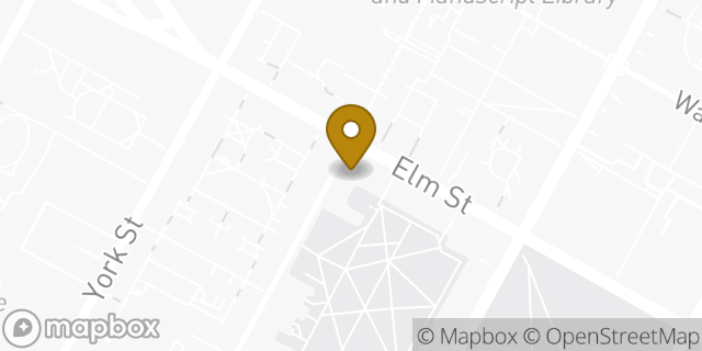 Map showing the location of Amazon Locker - Qasim in New Haven, CT 06511