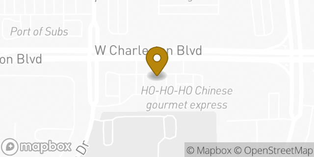 Map showing the location of Subway in Las Vegas, NV 89135