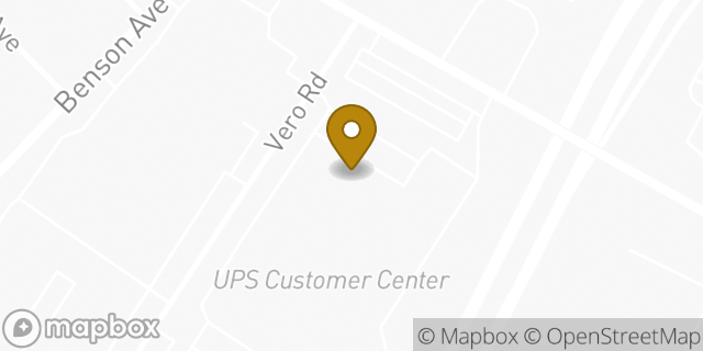 Map showing the location of UPS in Halethorpe, MD 21227
