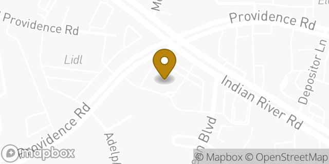Map showing the location of ATM CVS in Virginia Beach, VA