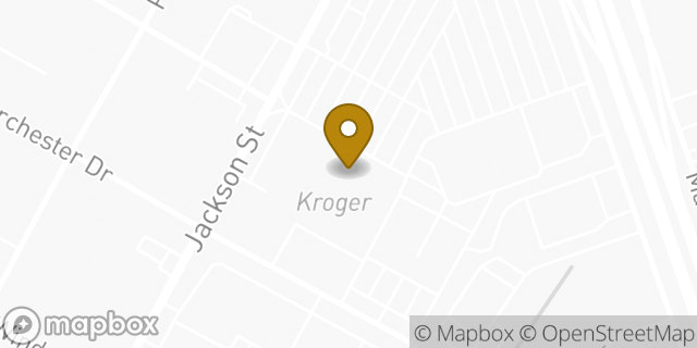 Map showing the location of Kroger in Alexandria, LA
