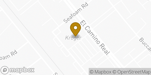 Map showing the location of Kroger in Houston, TX 77062