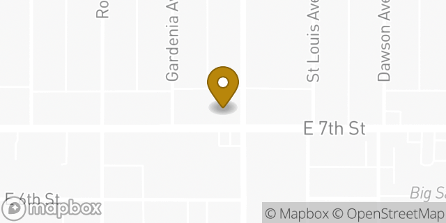 Map showing the location of Amazon Locker - Rosella in Long Beach, CA 90813