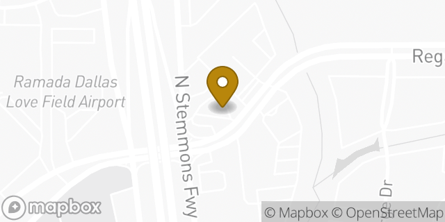 Map showing the location of Amazon Locker - Bitte in Dallas, TX 75247