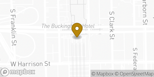 Map showing the location of Amazon Locker - Secret in Chicago, IL 60605