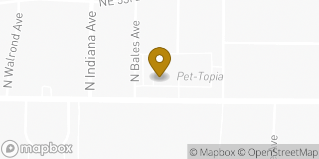 Map showing the location of Amazon Locker - Tambourine in Kansas City, MO 64119