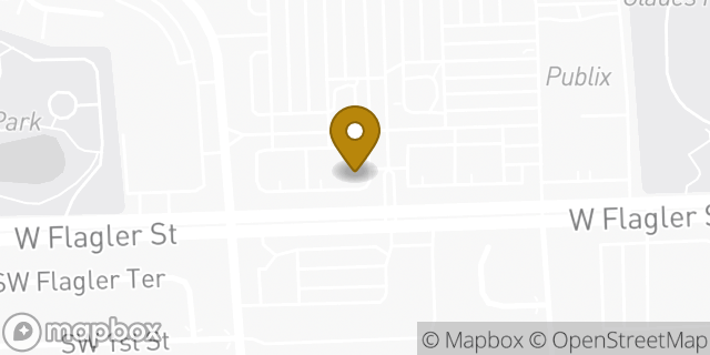Map showing the location of Chipotle Mexican Grill in Miami, FL 33174