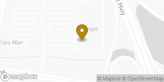 Map showing the location of Target in Sacramento, CA 95823