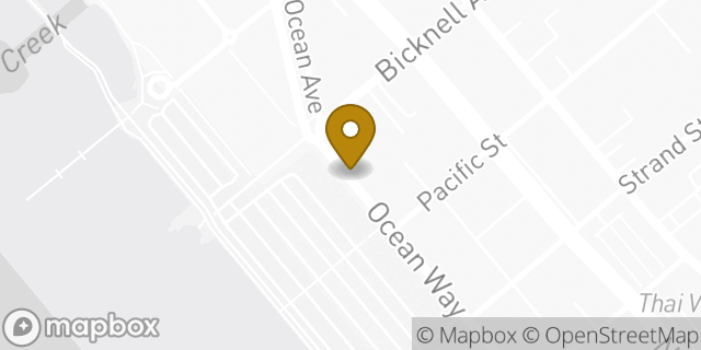 Map showing the location of Ocean House in Santa Monica, CA 90405