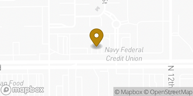 Map showing the location of Dunkin' in Phoenix, AZ 85022