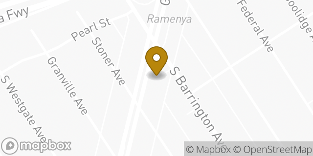 Map showing the location of Amazon Locker - Asphalting in Los Angeles, CA 90064