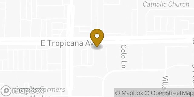 Map showing the location of 7-Eleven in Las Vegas, NV 89121