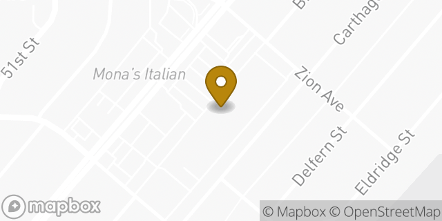 Map showing the location of The UPS Store in San Diego, CA 92120