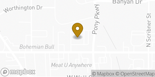 Map showing the location of Walgreens in Grapevine, TX 76051