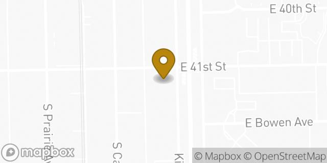Map showing the location of Metropolitan Apostolic Community Church of Christ in Chicago, IL 60653