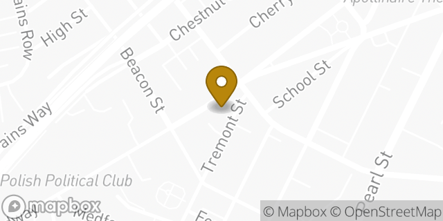 Map showing the location of Amazon Locker - Anjali in Chelsea, MA 02150