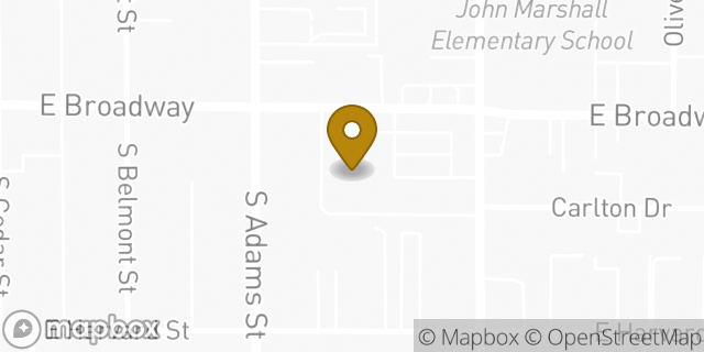 Map showing the location of CVS Pharmacy in Glendale, CA 91205