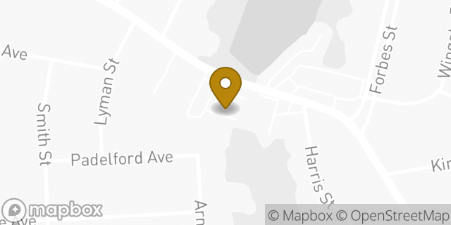 Map showing the location of Amazon Locker - Praga in Riverside, RI 02915