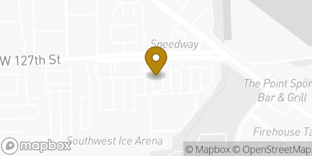 Map showing the location of Dunkin' in Crestwood, IL 60418