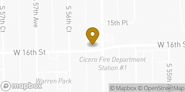 Map showing the location of Baskin-Robbins in Cicero, IL 60804