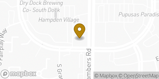 Map showing the location of ATM 7ELEVEN-FCTI in Aurora, CO