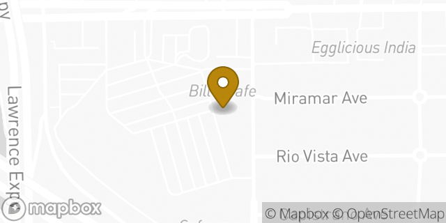 Map showing the location of OneMain Financial in San Jose, CA 95129