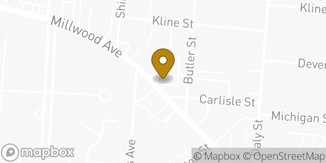 Map showing the location of Starbucks in Columbia, SC 29205