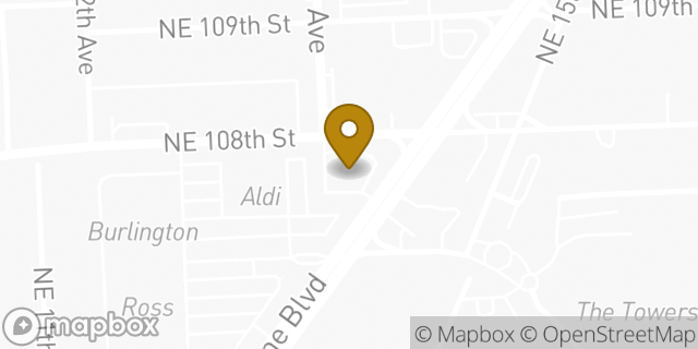 Map showing the location of Chase Bank in Miami, FL 33161