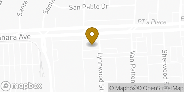Map showing the location of Amazon Locker - Adreean in Las Vegas, NV 89104