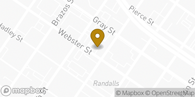 Map showing the location of Hertz in Houston, TX 77002