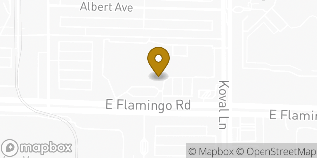 Map showing the location of Enterprise Rent-A-Car in Las Vegas, NV 89109