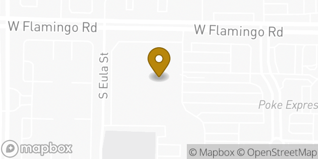Map showing the location of Starbucks Coffee Company in Las Vegas, NV 89147