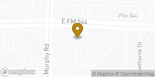 Map showing the location of McDonald's in Murphy, TX 75094