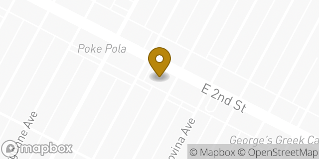 Map showing the location of Chase Bank in Long Beach, CA 90803
