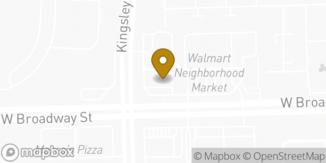 Map showing the location of Amazon Locker - Africo in Pearland, TX 77584