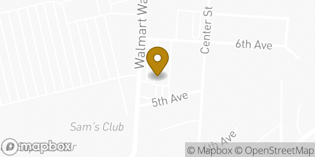 Map showing the location of Subway in South Point, OH 45680
