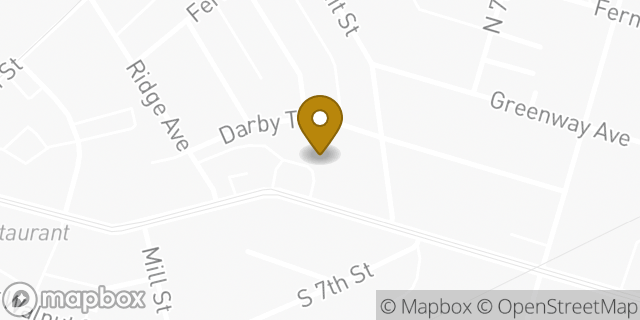 Map showing the location of Amazon Locker - Microfilming in Darby, PA 19023