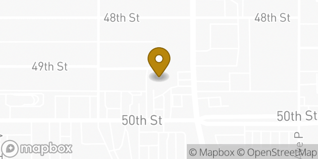 Map showing the location of EZPAWN in Lubbock, TX 79412